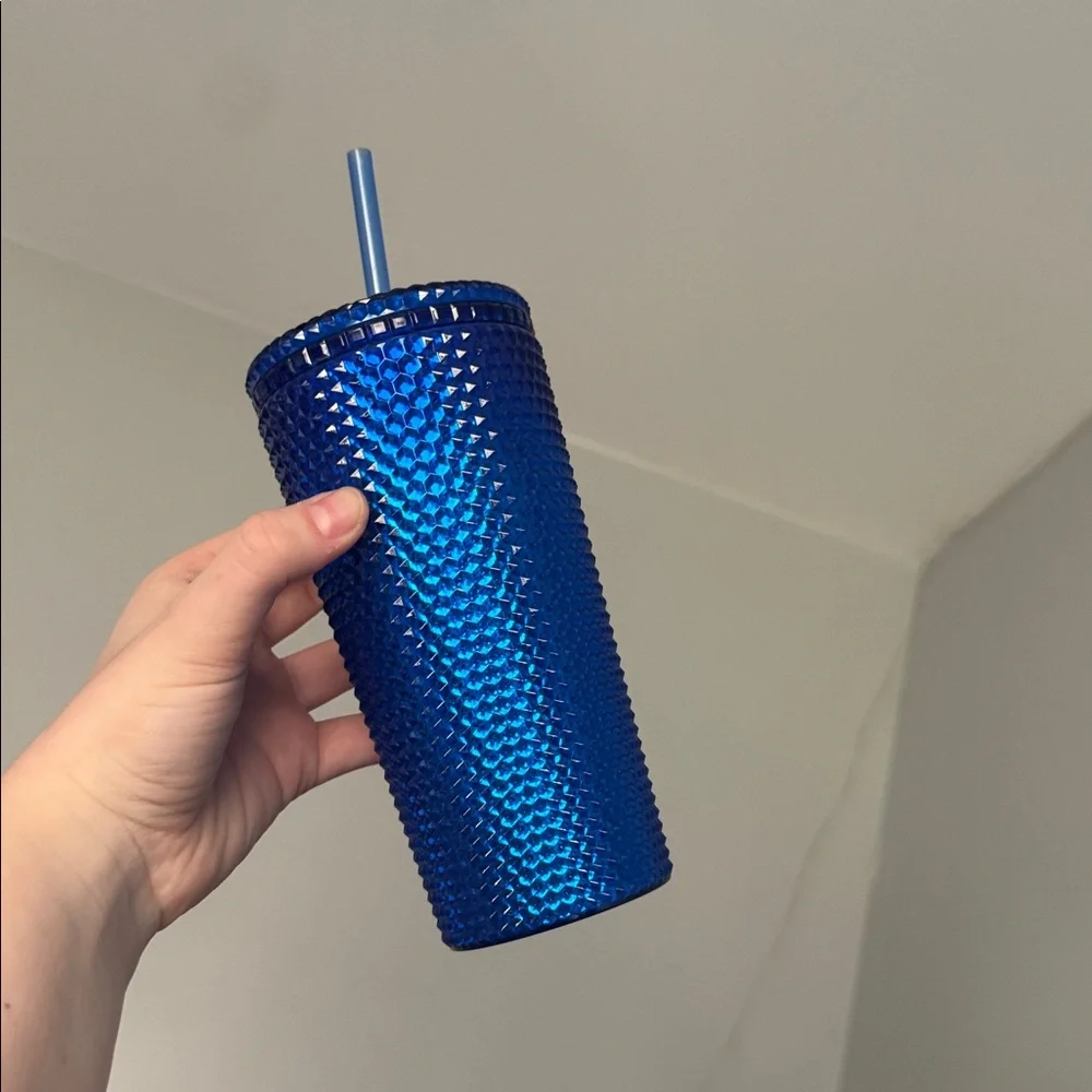 NWT Blue Rhinestone Cup! - Picture 2 of 4